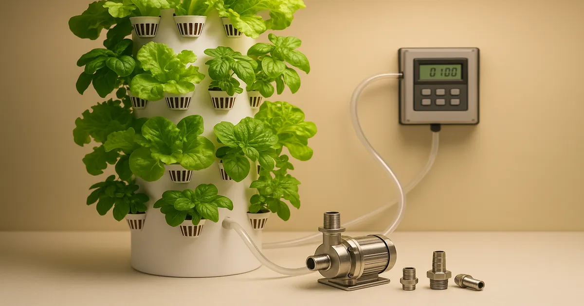 How Often Should Your Hydroponic Tower Be Running?