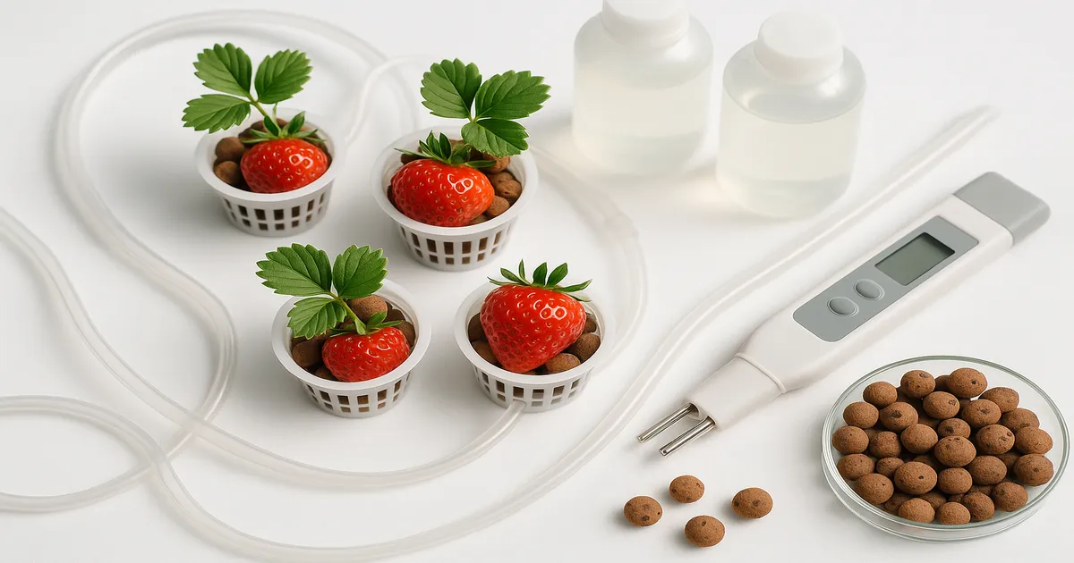 How to Grow Hydroponic Strawberries at Home