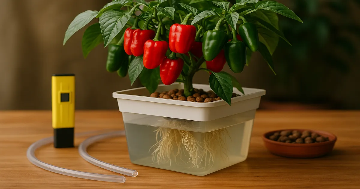 How to Grow Peppers Hydroponically Indoors