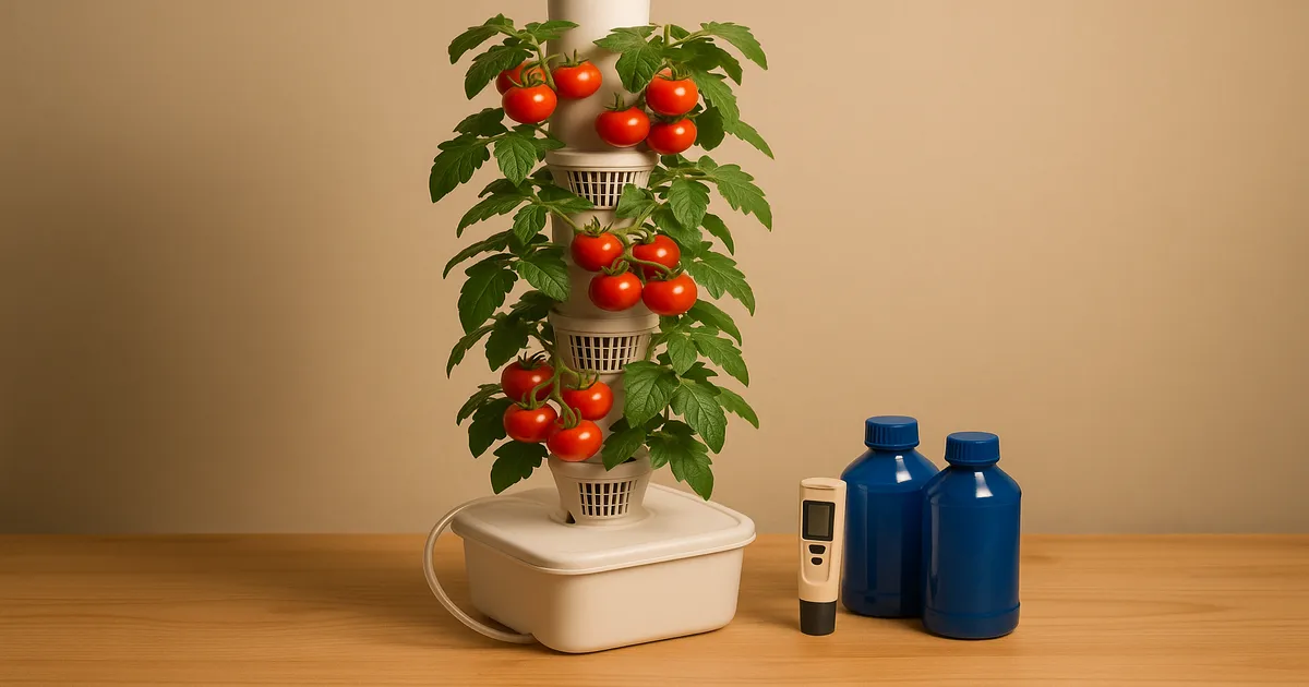 How to Grow Tomatoes in a Hydroponic Tower