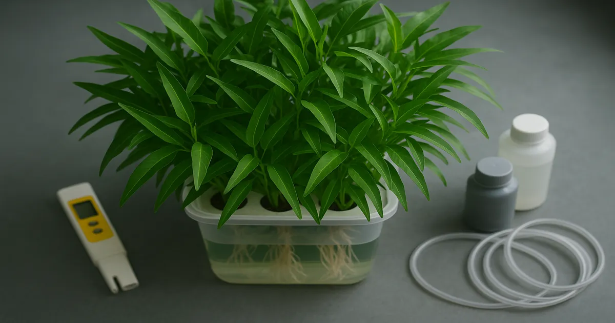 How to Grow Water Spinach Hydroponically