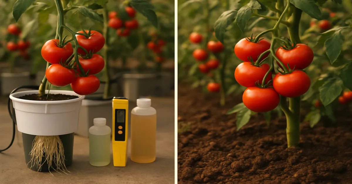 Hydroponic Tomatoes vs Soil Grown: Full Comparison